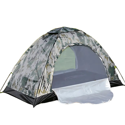 Tente camping camouflage