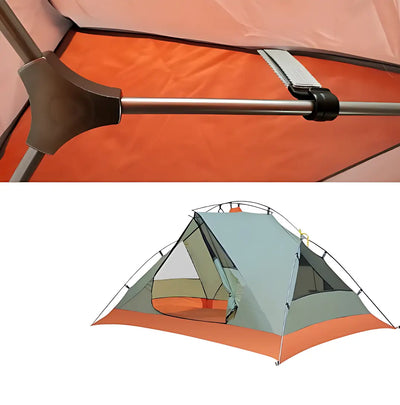 Tente randonnée 2 places coupe-vent