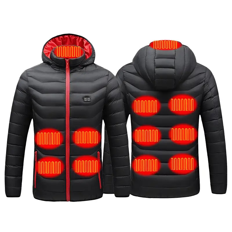 Heizjacke schwarz