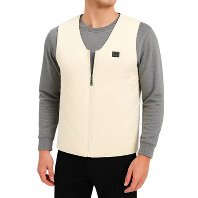 Veste chauffante blanche