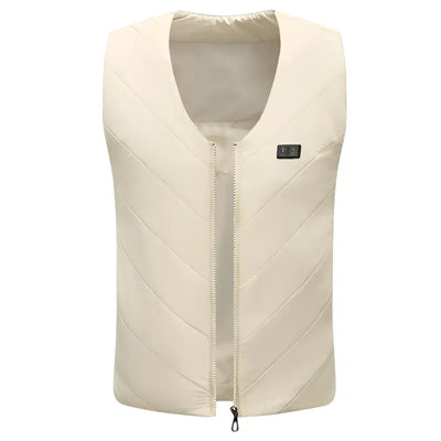 Veste chauffante blanche