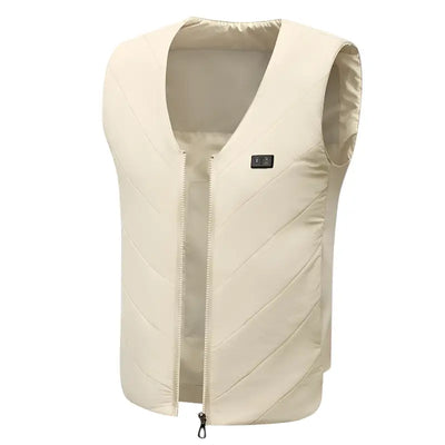 Veste chauffante blanche