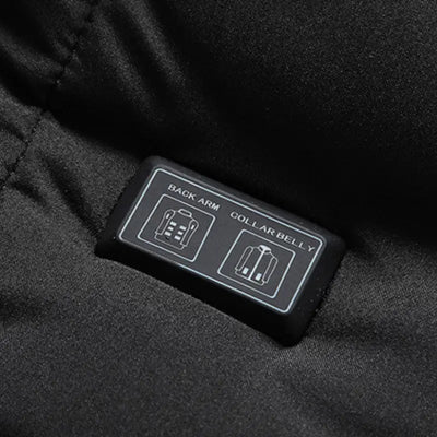 Veste chauffante homme noir