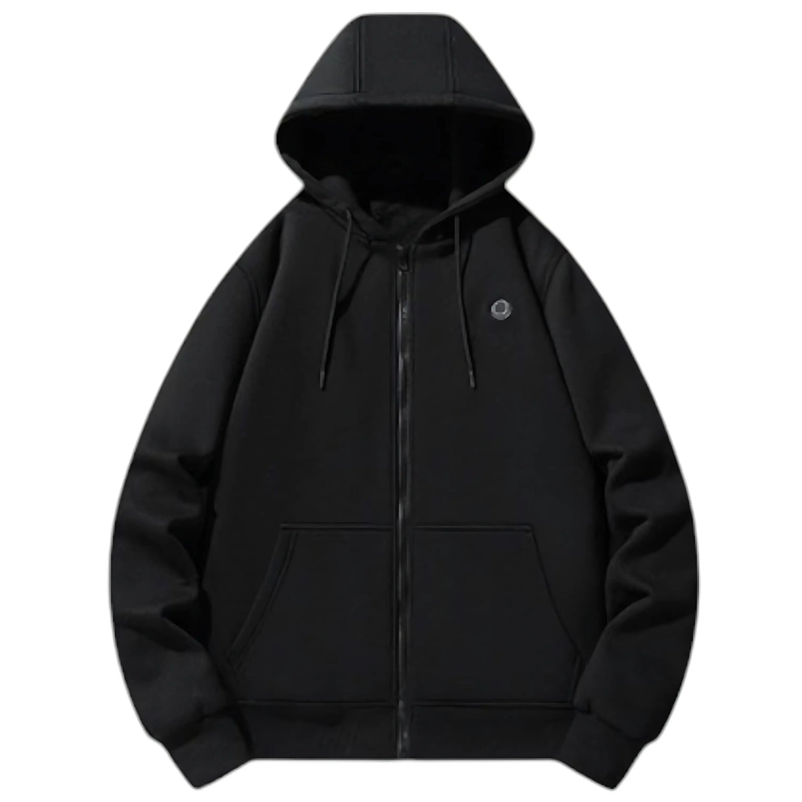 Veste chauffante en molleton avec capuche