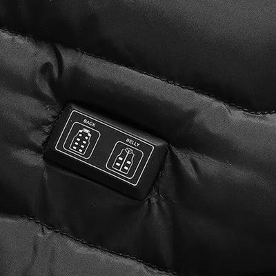 Veste chauffante usb femme 2 zones