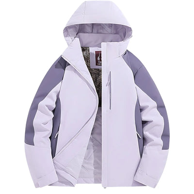 Veste softshell femme imperméable en coton avec isolation en graphène