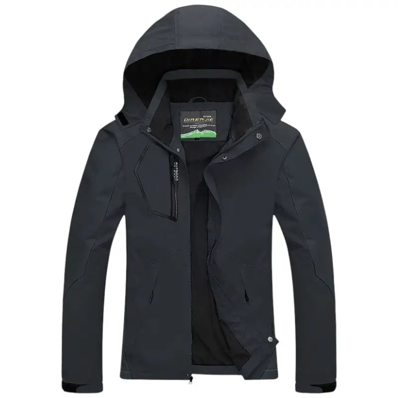 Veste softshell imperméable capuche chaude